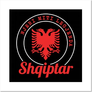 Albania Njeri Miti Legjenda - Shqiptar Sqip Posters and Art